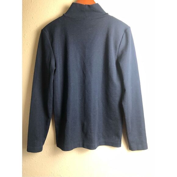 Collection Point Of View Turtleneck Pull Over Sweater Merino Size M - Picture 3 of 7